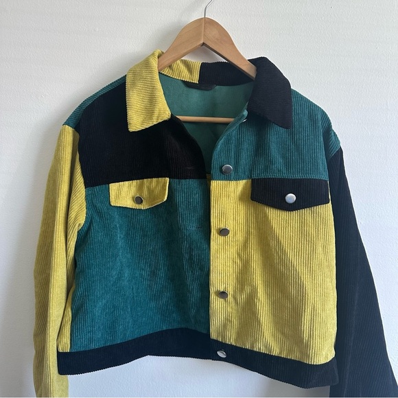 SHEIN Multicolor Corduroy Jacket - Picture 2 of 6
